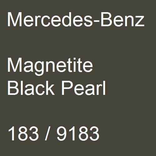 Mercedes-Benz, Magnetite Black Pearl, 183 / 9183.